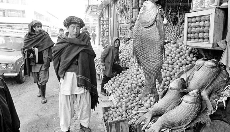 small shop in Kabul; January 1980