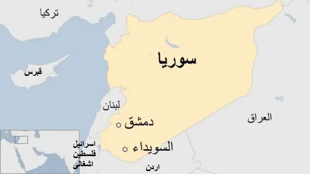 نقشه سوریه