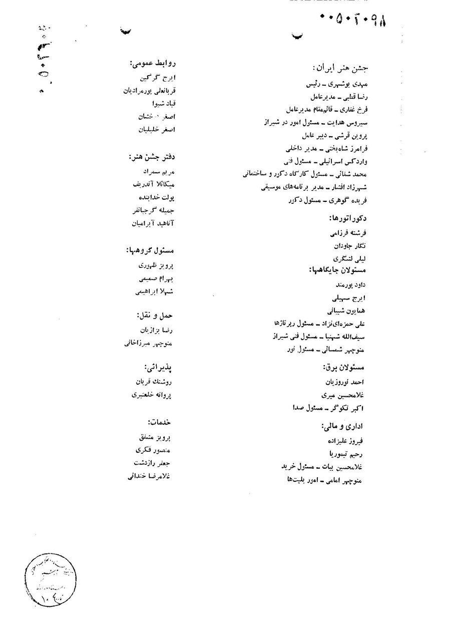 هم‌بازی فرح، متهم ساواک