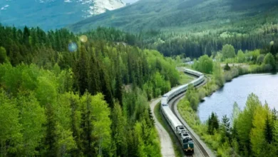 زیباترین مسیر قطار آمریکا و کانادا؛ تجربه‌ای آرام با خدمات لوکس