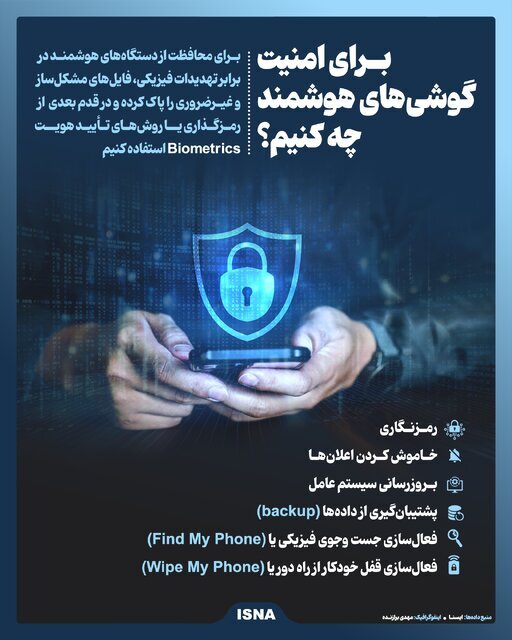 امنیت گوشی‌