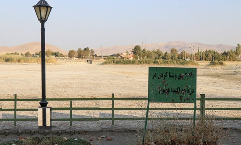 «سراب نیلوفر» کرمانشاه خشکید (+عکس)