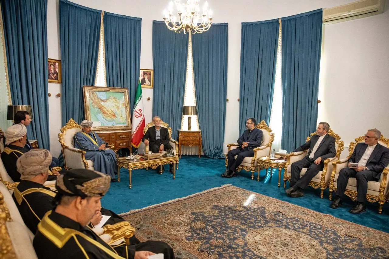 دیدار لاریجانی و وزیر کشور عمان دیدار لاریجانی و وزیر کشور عمان