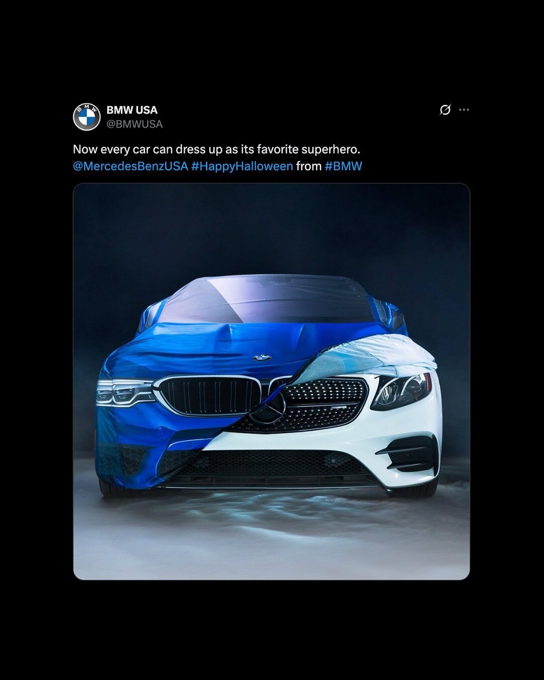 هالووین: از کنایه جالب «ب ام و» به مرسدس بنز تا حکایت «دهان دوخته شده» در کابین شاسی بلند مزدا (تصویری) 2 هالووین: از کنایه جالب «ب ام و» به مرسدس بنز تا حکایت «دهان دوخته شده» در کابین شاسی بلند مزدا (تصویری)