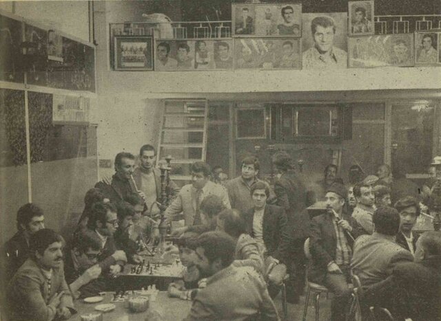 قهوه‌خانه عاشقان «پرسپولیس» در دهه ۵۰