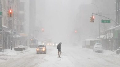 پس از طوفانی تاریخی، انتاریو زیر ۲۵ سانتی‌متر برف دیگر دفن می‌شود