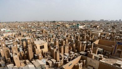 تصاویر هوایی از بزرگترین قبرستان جهان